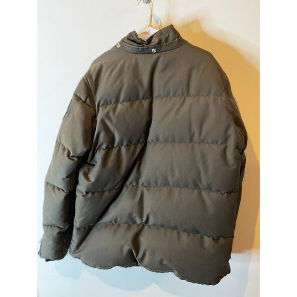 Moose Knuckle Down Filled Canada Men's Khaki Parka Hooded Coat Size XL - Picture 12 of 16